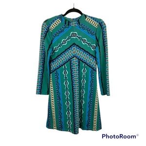 Free People Green BoHo Dress
